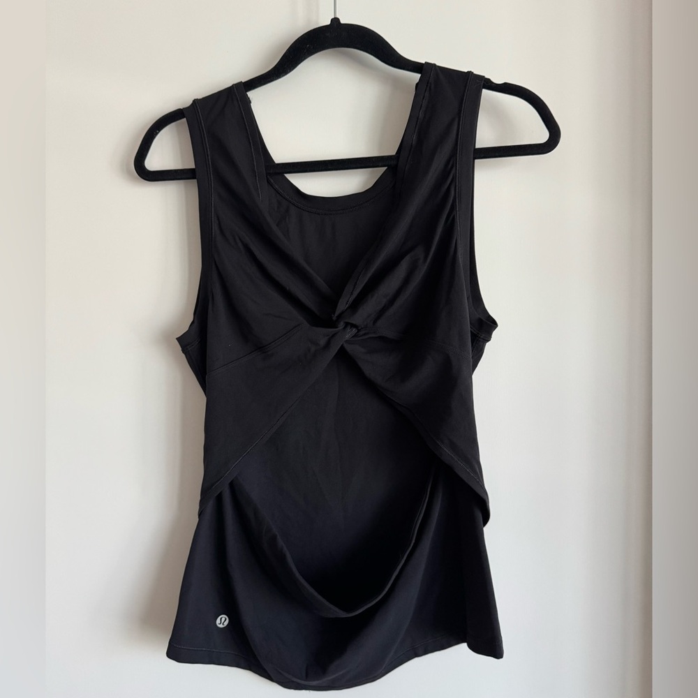Lululemon Nulu Back-Twist Yoga Tank, Black
